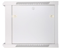 Extralink Szafka wisząca rack 9U 600x600 szara szklane drzwi EX.8581 - 489305 - zdjęcie 2